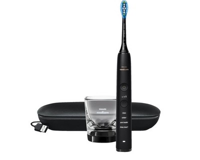 PHILIPS Sonicare HX9911/09 DiamondClean 9000 Elektrische Zahnbürste Schwarz, Rei