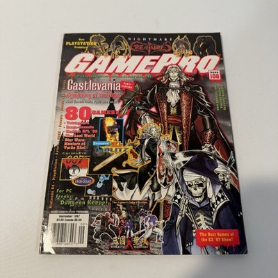 GamePro Issue 108 Castlevania September 1997 Magazine Retro Gaming Guide