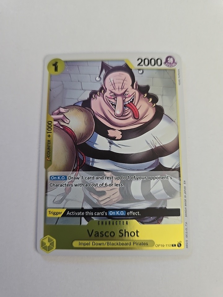 Vasco Shot OP16-110 - One Piece TCG: The Time of Battle - Rare Foil- English
