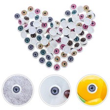 100 PCS Toys Puppet Eyes Craft for Stuffed Animals Crafts Eyeball