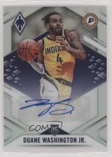 2021 Panini Chronicles Phoenix Rookie Silver 48/99 Duane Washington Jr Auto 6gz