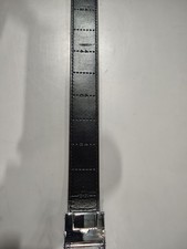 GENERIC MEN'S LEATHER RATCHET COMFORT CLICK BELT DRESS WITH SLIDE BUCKLE -