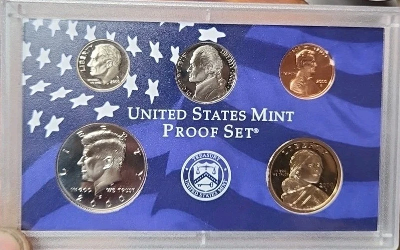 2000 S Proof Set Error. Partially Clipped Or Smashed Plancet. - Image 3 of 4