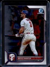2022 Bowman Chrome Bryce Harper #46 Phillies