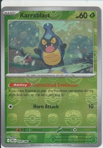 2025 Pokemon TCG - Karrablast- 009/086 - (Master Ball Pattern) - SV: Black Bolt