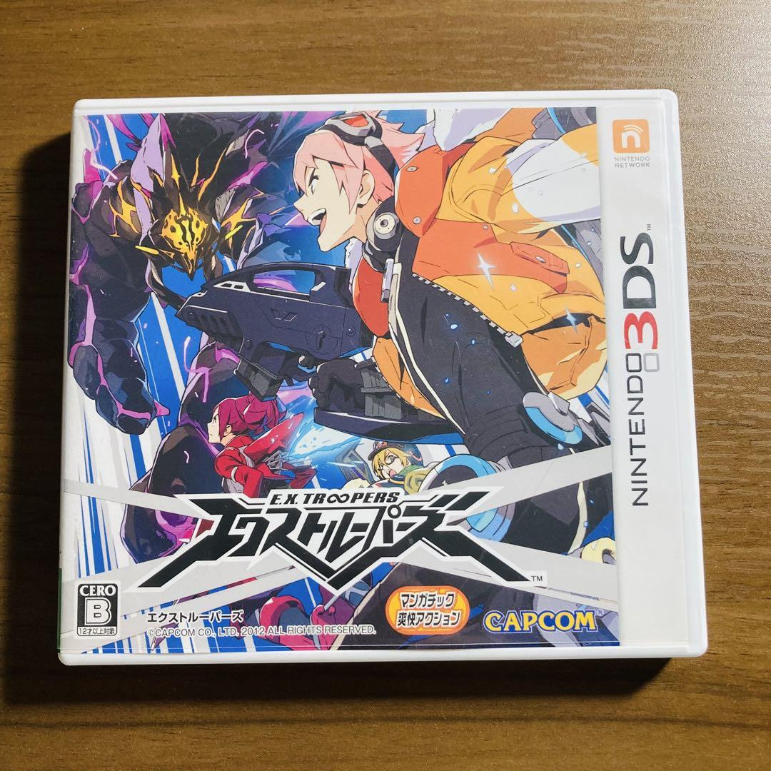 E.X. Troopers Nintendo 3DS Capcom Action Game CTR-P-ALTJ with Case