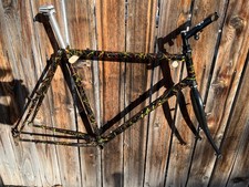 Telaio MTB Ibis vintage in acciaio, misura tubo sella 21", telaio-forcella-stelo