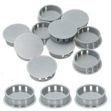 10pcs Drill Screw Hole Plugs Covers 1-2/7"(32mm) Dark Gray