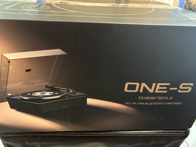   ONE-S Vinyl Record Player with Bluetooth Input/Output, All-in-One Turntable