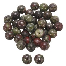 50pcs Dragon Stone Natural Stone Beads 10mm Round Loose Bead