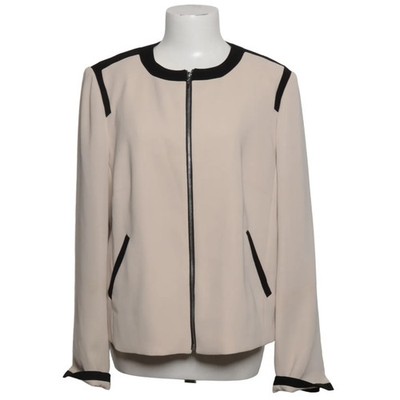 Gerry Weber, Jacke, Damen, Größe: M, Beige/Schwarz, Einfarbig #jvD
