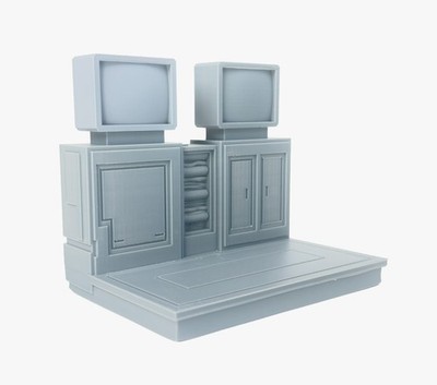 Star Wars Home One Hangar Computer 6'' 1:12 Scale 3D Printed