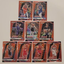 2024-25 Panini Prizm NBA Monopoly Red Wave Prizm 9 Card Lot (4 Rookies!)
