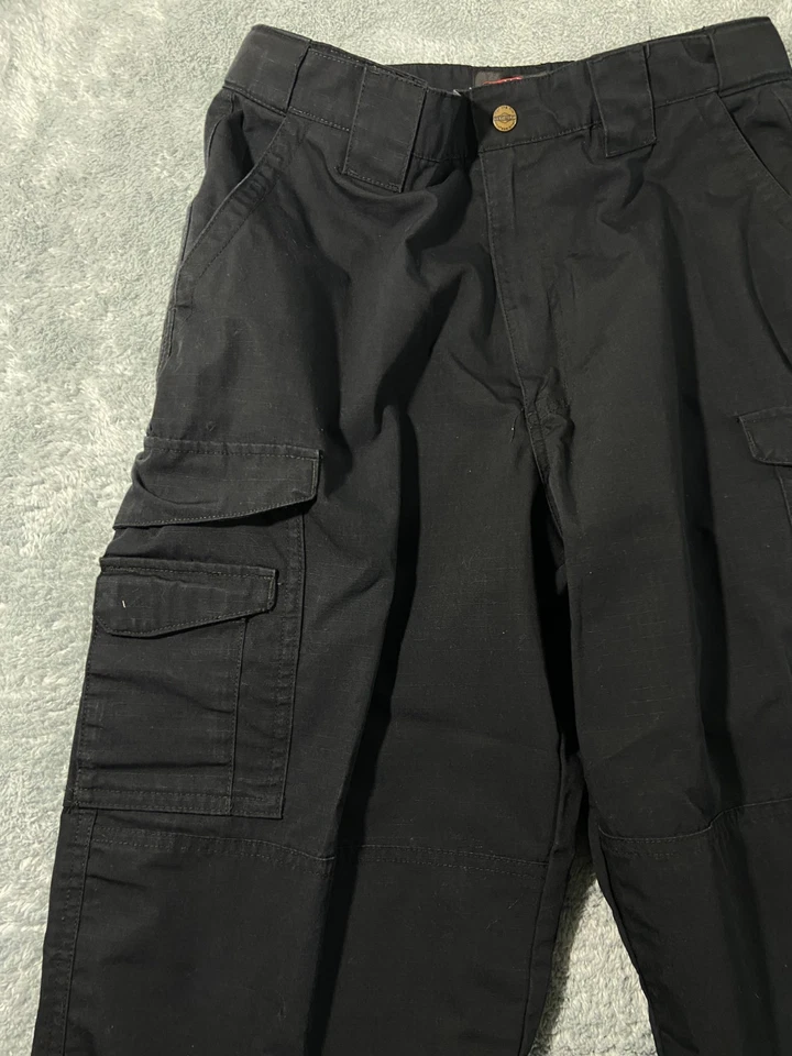 Брюки рабочие женские True Spec Cargo большие черные 34/30 прямые штанины униформа EMT EMS - Изображение 4 из 4