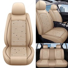 New For Volvo Xc40 Xc60 Car Seat Cover 5seat Frontrear Leather Cushion Beige New For Volvo Xc40 Xc60 Car Seat Cover 5seat Frontrear Leather Cushion Beige