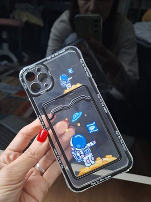 Austronat Hülle für iPhone 11 Pro Max Case Silikon Bumper Transparent Schwarz