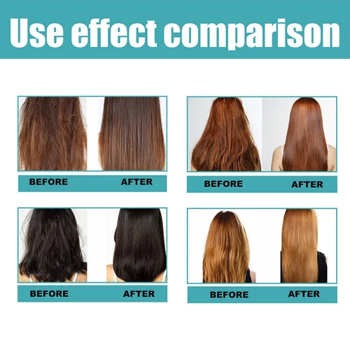 Protein Hair Straightening Cream Silk Gloss Smooth Rough Hair Repair Straight - Picture 7 of 12