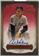2012 Topps Five Star Autographed Card #fsa-ak al kaline /208