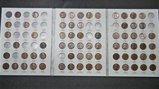 LINCOLN WHEAT PENNY CENT SET LOT COLLECTION 72 COINS 1909 VDB 1940