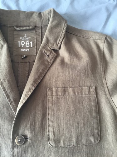 Mens Tollgate Tan Brown Cotton Seasalt Jacket Size S - Picture 5 of 7