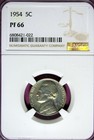 1954 - NGC PF66 JEFFERSON NICKEL!!  #B45489 — photo 1