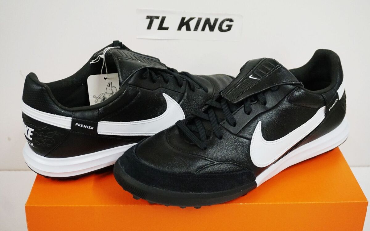 Nike Premier III 3 Leather TF Turf Soccer Black Classic Nike Premier III 3 Leather TF Turf Soccer Black Classic