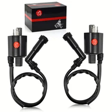 2Pcs Ignition Coils For Yamaha Motorcycle Virago XV700 XV750 XV1000 XV1100 NEW