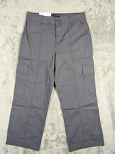 Social Standard By Sanctuary Portside Cargo Crop Pant Women's Size L Grey NWT