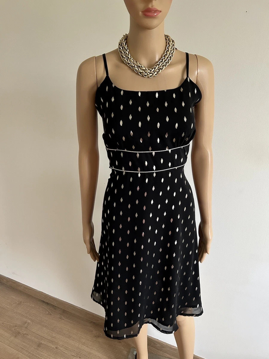 Robe Superbe Jacqueline Riu - Taille 40, Grise, Coton, Longue, Très Bon état