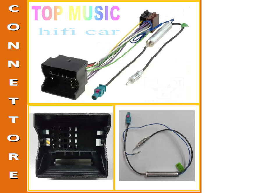 C3 CITROEN 2005>2017 SISTEMA CONNETTORE PER SOSTITUIRE L'AUTORADIO ORIGINALE