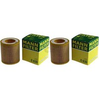 2X Original Mann-Filter Luftfilter C 630 Air Filter