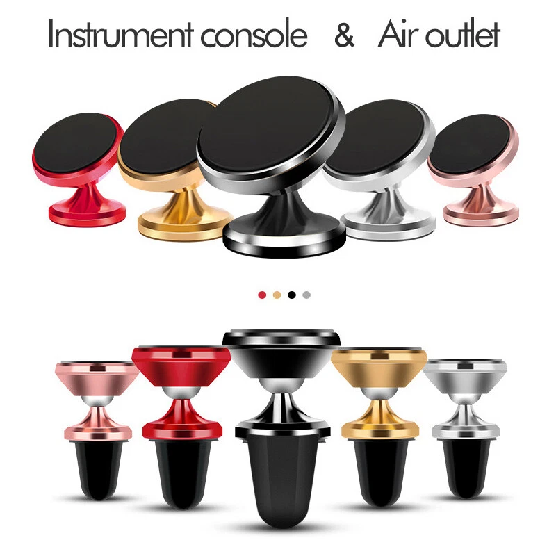 360° Magnetic Car Holder Air Vent Mount Phone Stand For Universal iPhone HUAWEI - Image 2 of 4