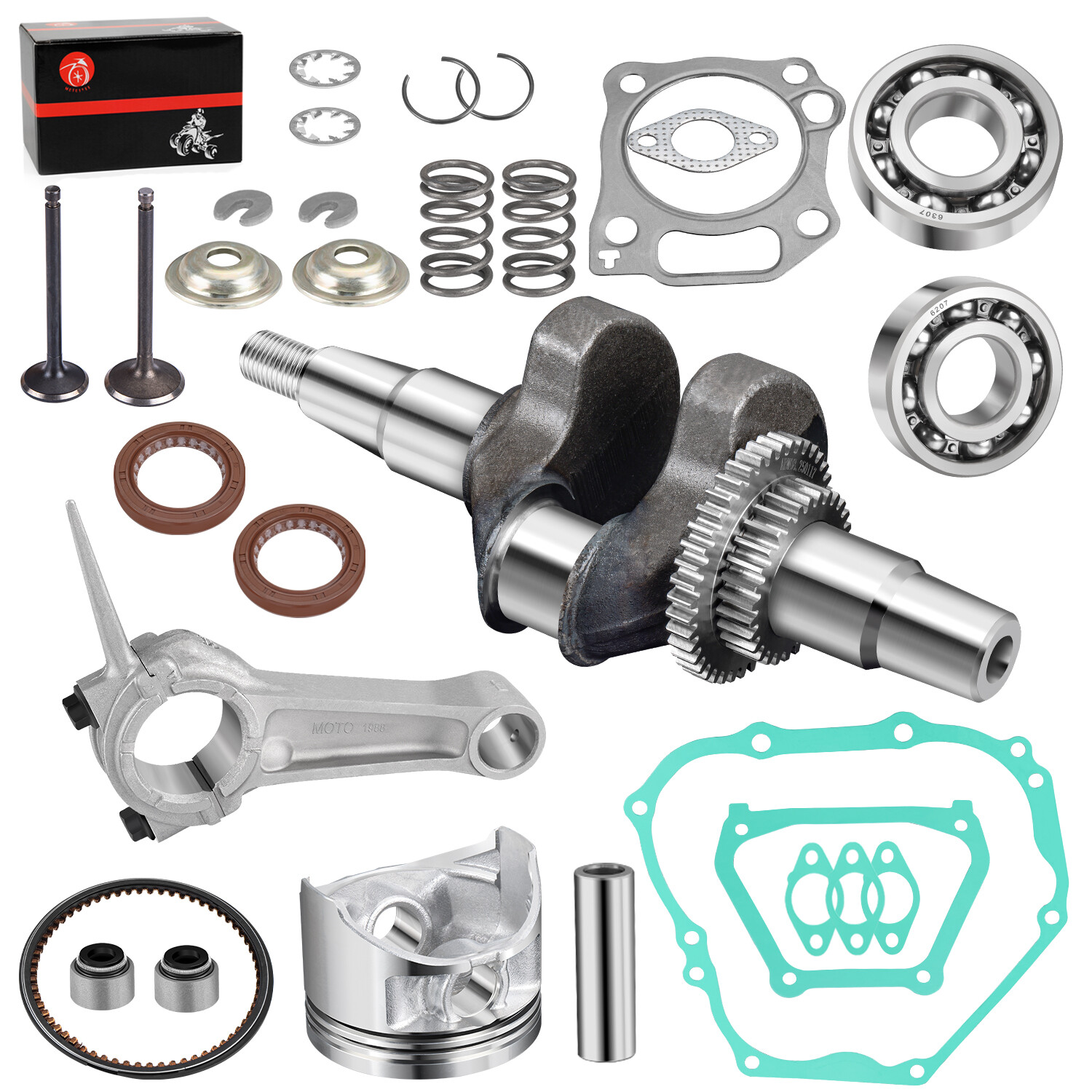 Crankshaft Connecting Rod Standard Piston Valve For Yamaha G21 G22 G27 G28 YDRA