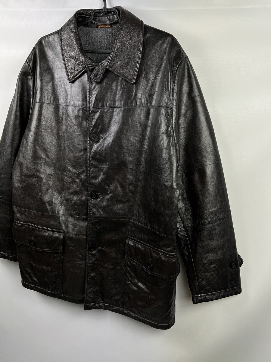 Manufacture Seraphin men's Luxury leather jacket size 54 Manufacture Seraphin men's Luxury leather jacket size 54