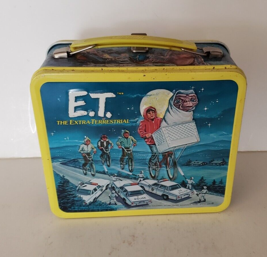 全国無料，正規品 1982 Aladdin E.T. Lunch box アラジン ランチボックス