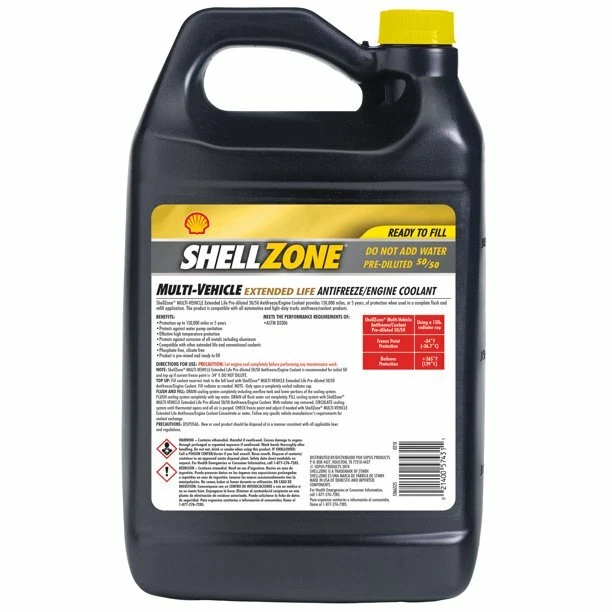 ShellZone DEXCOOL Antifreeze/Coolant 50/50, Gallon, 46 OFF