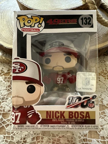 NFL 49ers Nick Bosa (Home Jersey) Vinyl Figure #132 Funko Pop!