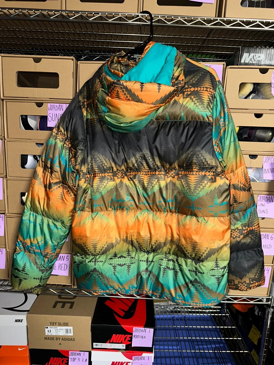 Rare Nike ACG X Pendleton collaboration White Goose Down Puffer Jacket