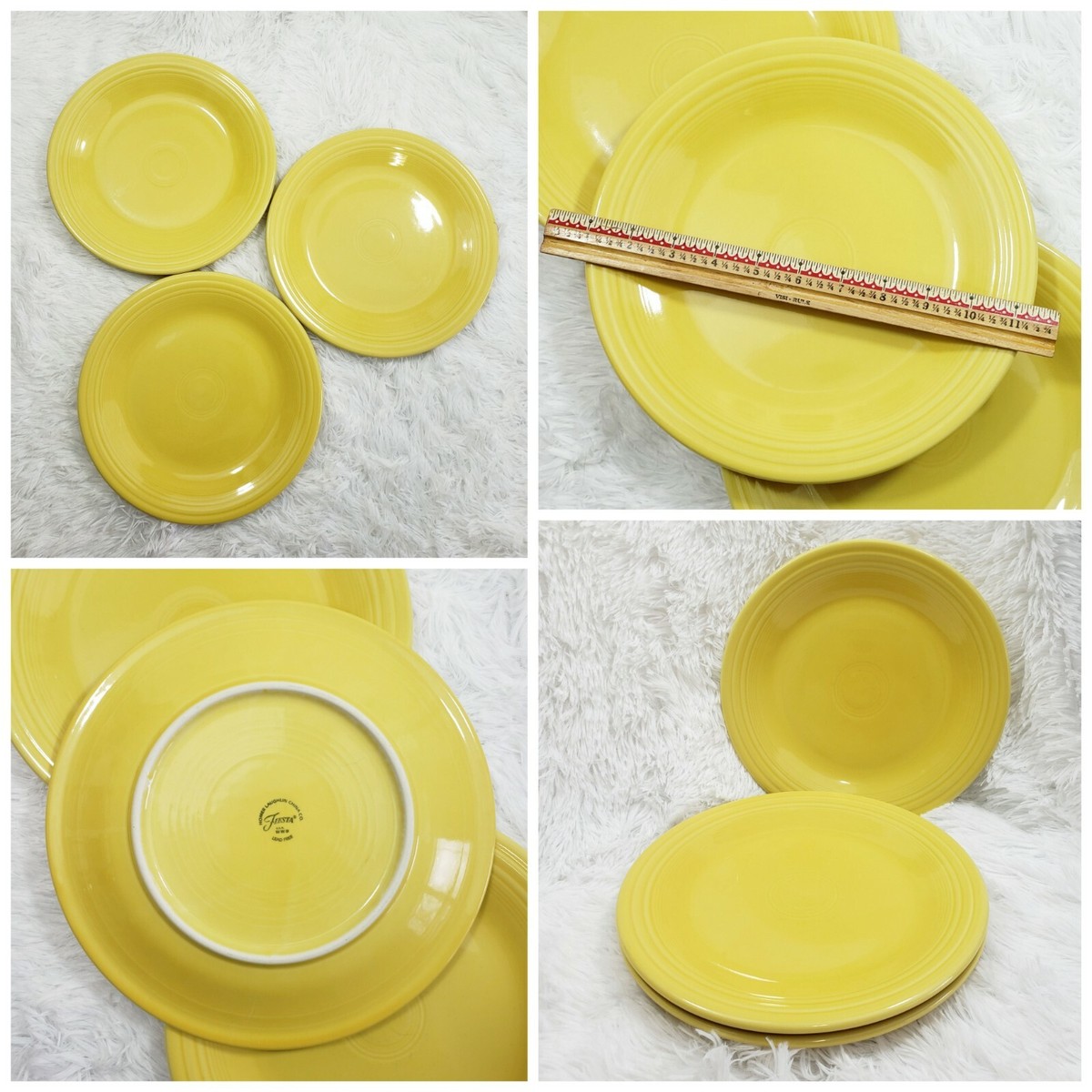 Homer Laughlin Fiestaware Yellow Colors 3- FIESTA Sunflower Yellow