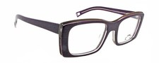 New Authentic Eye'DC V844 009 90s France Vintage Purple Square Eyeglasses Frame