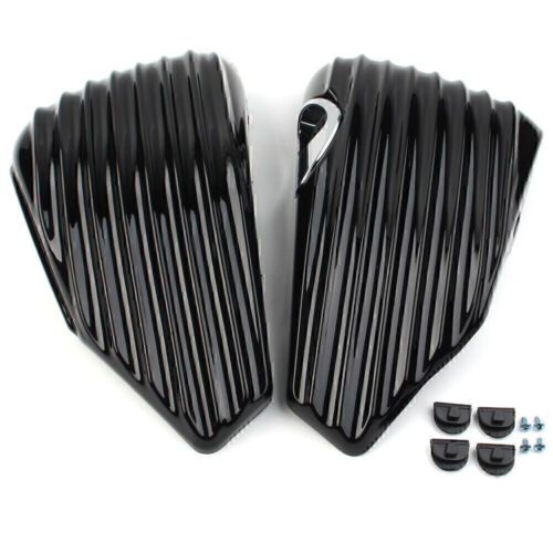 Cubierta de batería del tanque de aceite del lado izquierdo y derecho para Harley Sportster XL883 XL1200 04-13 - Imagen 2 de 11