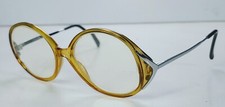Vintage Viennaline Frame Eyeglasses 52-15-135 Austria. Silver Yellow/gold Frames