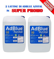 ADBLUE Azotal 2 taniche da 10 Lt Additivo Liquido Gas di Scarico Motori Diesel