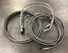 Complete Stainless Rear Brake Line Replacement Kit For 94-97 Honda Accord W/Drum