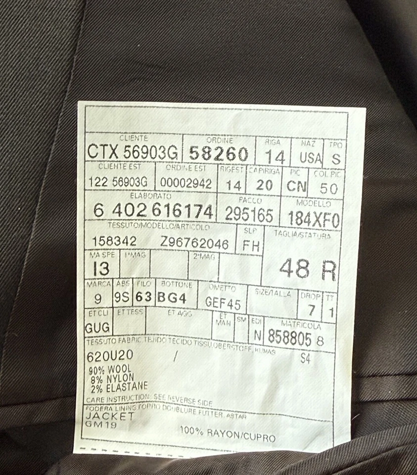 Blazer Gucci Sólido Formal Marrón Chaqueta Para Hombre Talla EU 48 / US 38 Mezcla de Lana Usado en Excelente Condición Foto 4 de 4