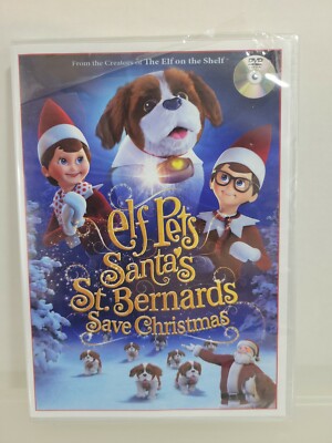 ELF ON THE SHELF PETS Santa's St. Bernards Save Christmas DVD SEALED NEW 