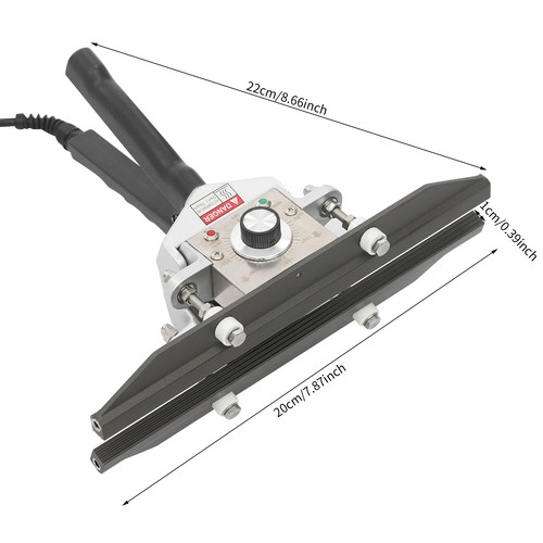 Sigillatrice a crimpare manuale portatile 12" per borse foglio alluminio - Foto 2 di 22