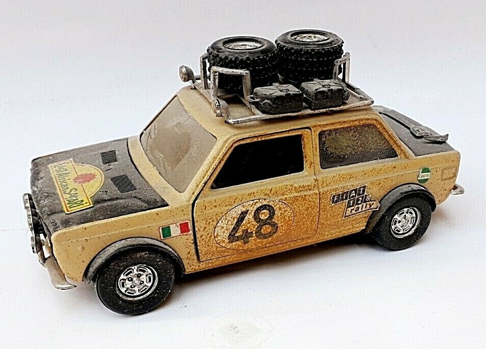 S7 FIAT 128 Polistil Politoys rallye East African Safari éch 1/25 manque galerie EUR 10,50 - FR