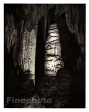 1949 Original ANSEL ADAMS Carlsbad Caverns New Mexico KROMEKOTE Photo Art 11X14