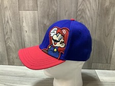 Super Mario Embroidered Hat Fitted Back L/XL 2010 HTF Nintendo